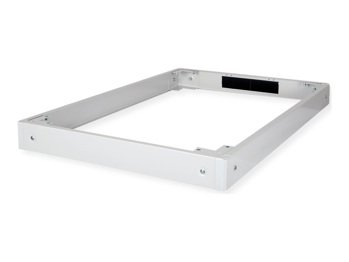ROLINE Sockel für Netzwerkschrank 800x1200 BxT grau - Vorderansicht