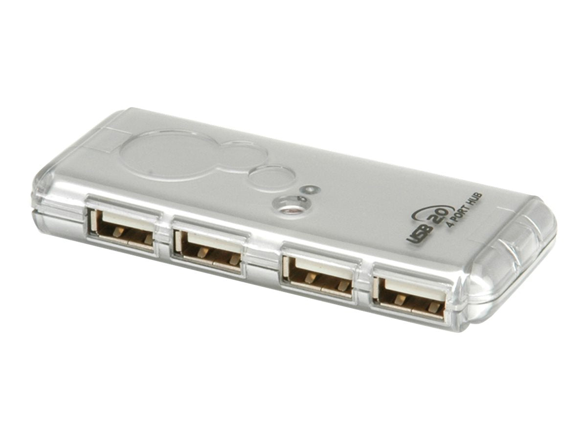 VALUE USB 2.0 Notebook Hub 4 Ports ohne Netzteil - Vorderansicht