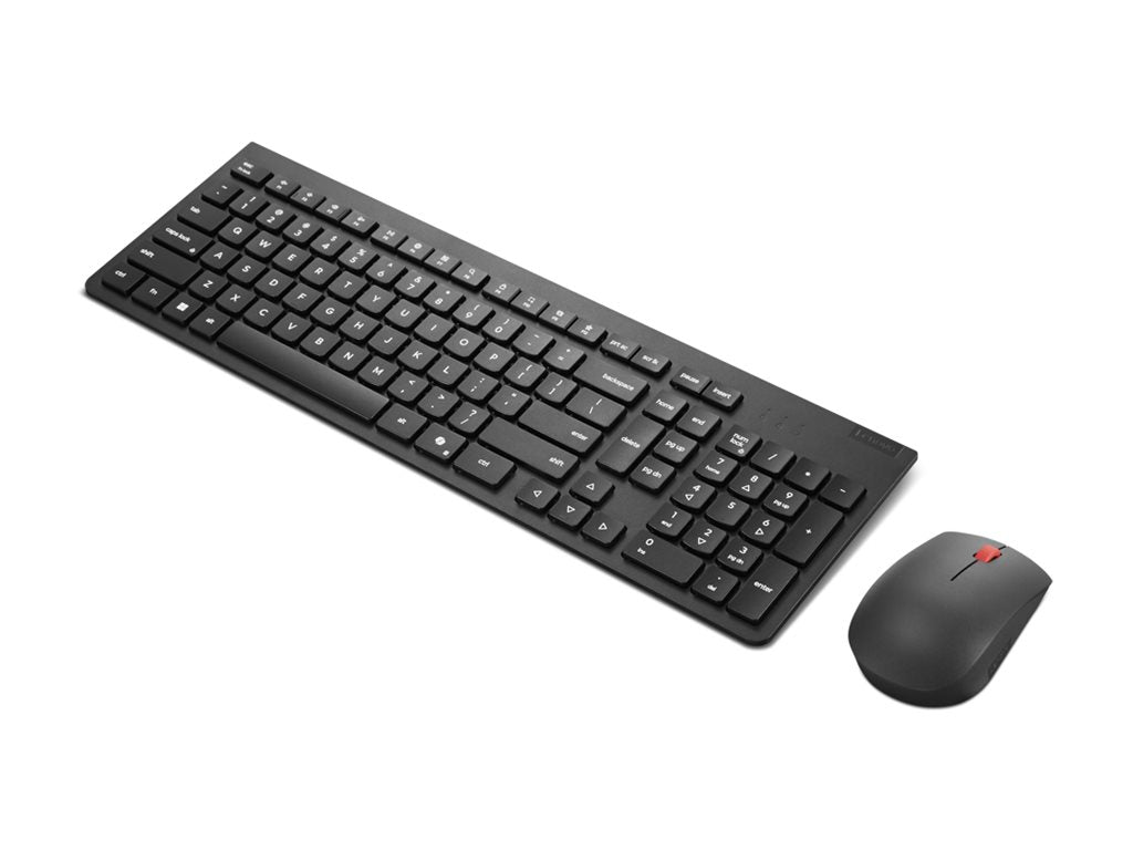 LENOVO Essential Wireless Combo Keyboard & Mouse Gen2 Black-Nordic w/copilot button