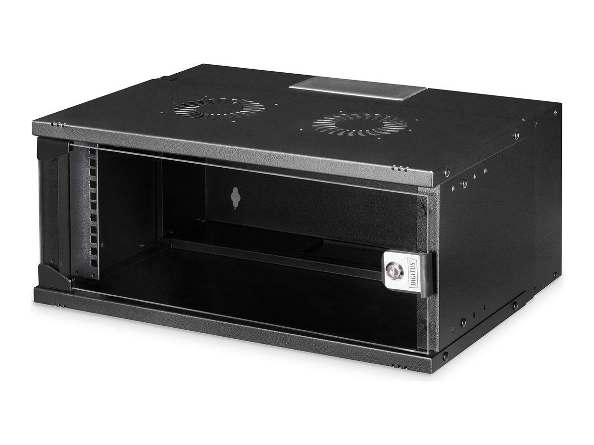 DIGITUS 48,26cm 19Zoll 4U wall mounting cabinet Vorderansicht