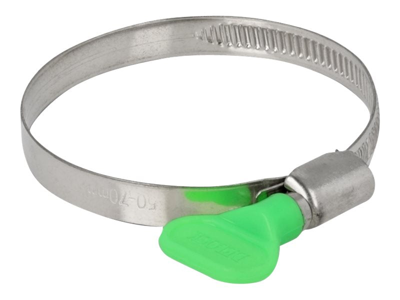 DELOCK Schlauchschelle mit Flügelmutter 50-70mm Vorderansicht
