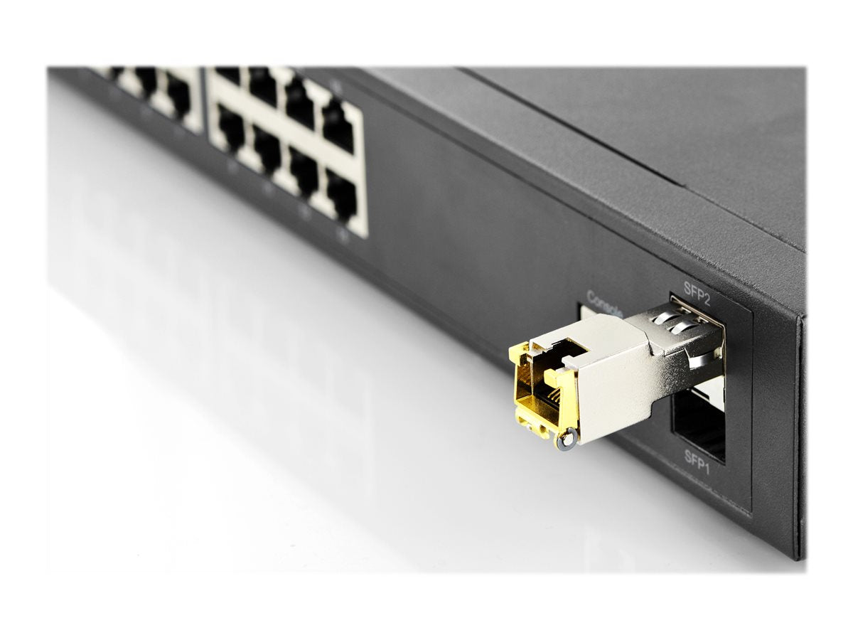 DIGITUS Gigabit PoE Indoor Extender Vorderansicht