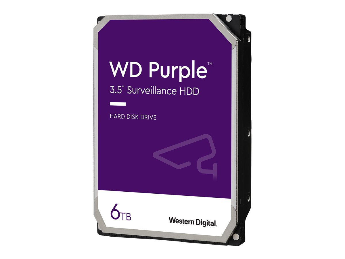 WD Purple 6TB SATA 6Gb/s CE HDD Vorderansicht