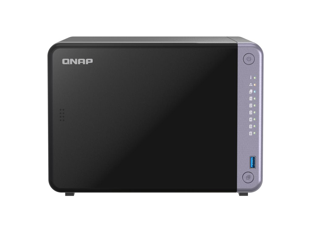 QNAP TS-632X-4G 6-bay NAS AL524 2.0GHz Quad Core 4GB DDR4 SODIMM Max. 16GB 2x10GbE SFP+