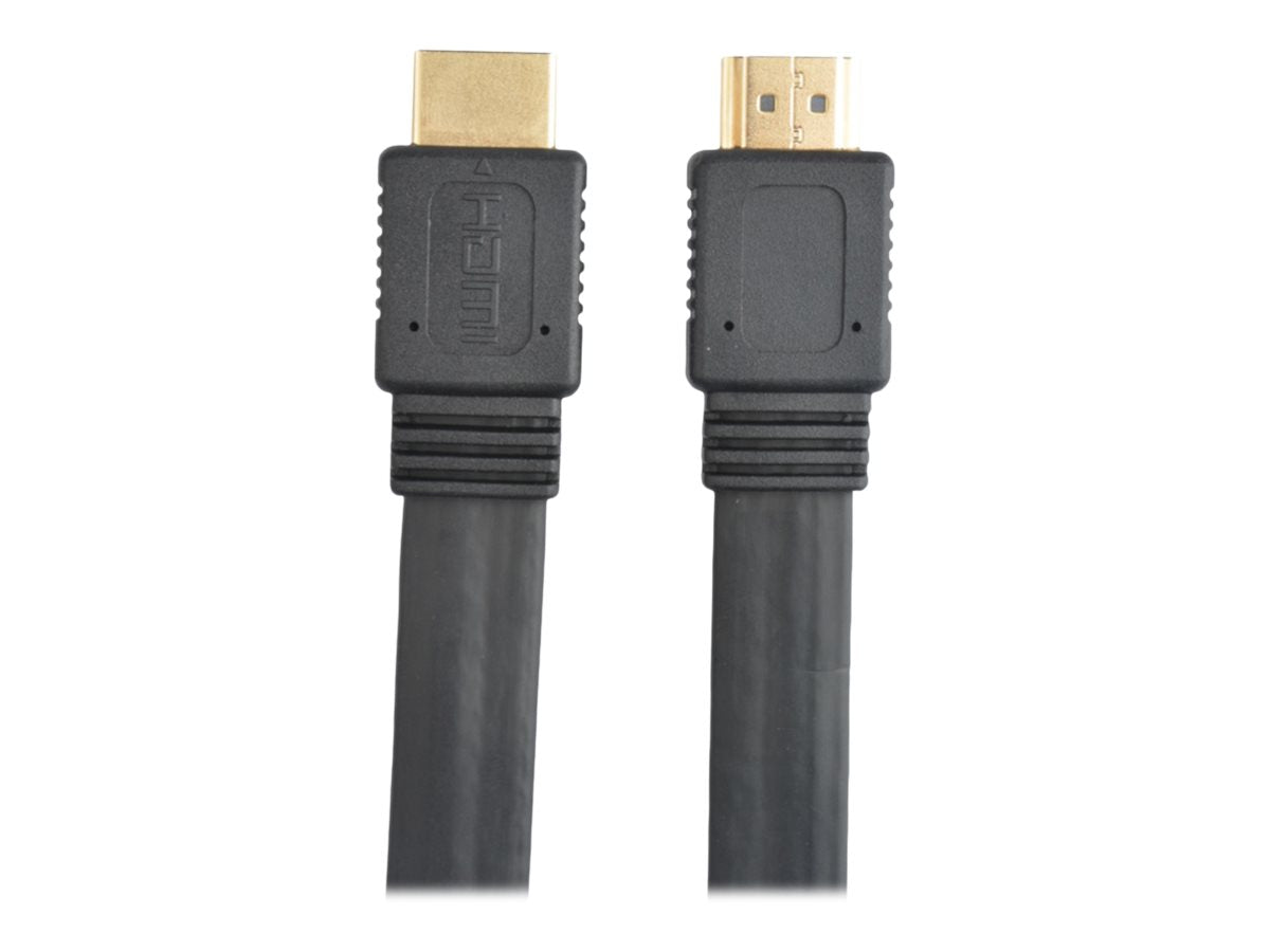 TECHLY High Speed HDMI Flachkabel 4K 60Hz 3m Vorderansicht