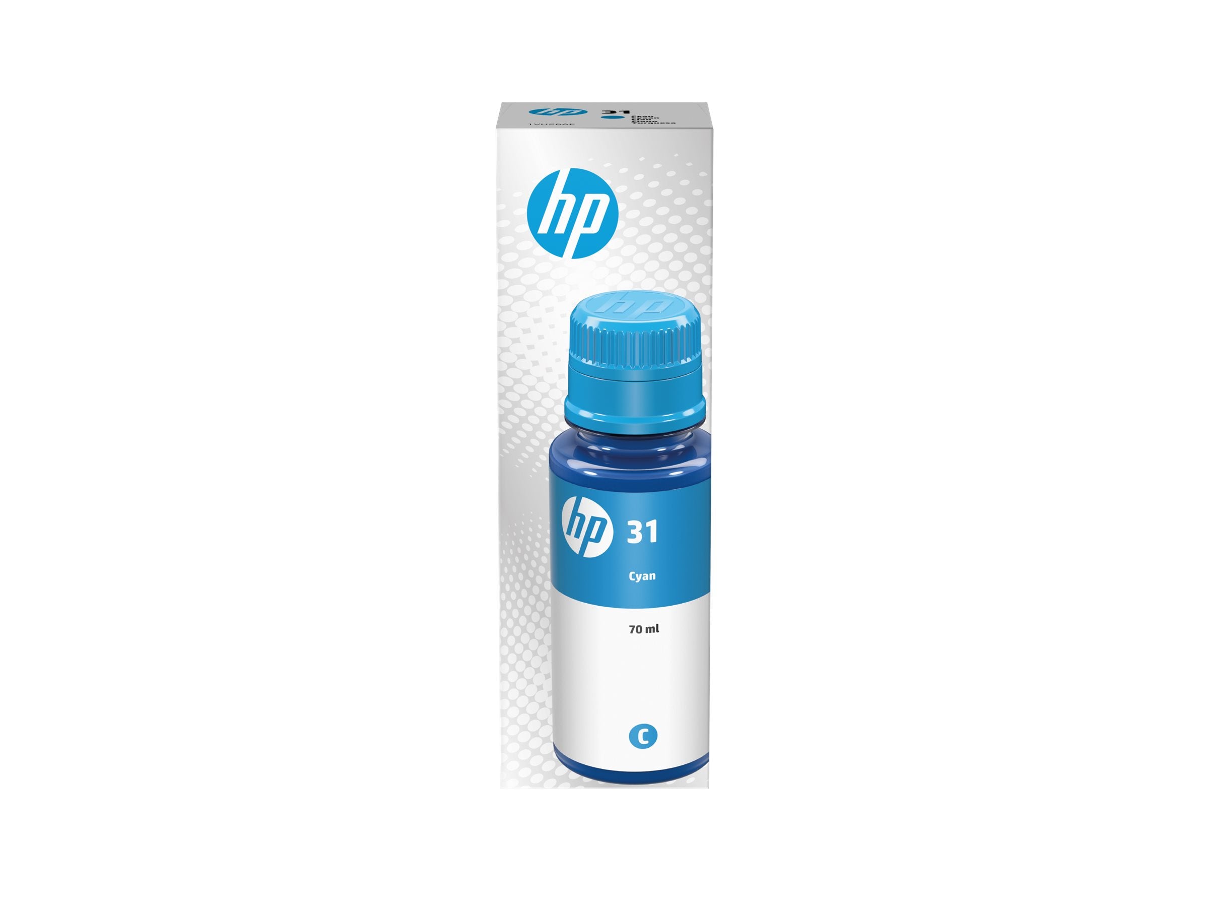HP 31 Cyan Original Ink Bottle - Vorderansicht