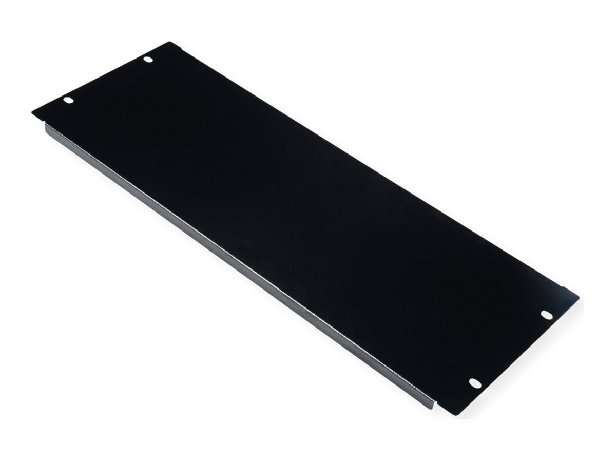 ROLINE Blindblende 48,26cm 19Zoll 4 HE schwarz - Vorderansicht