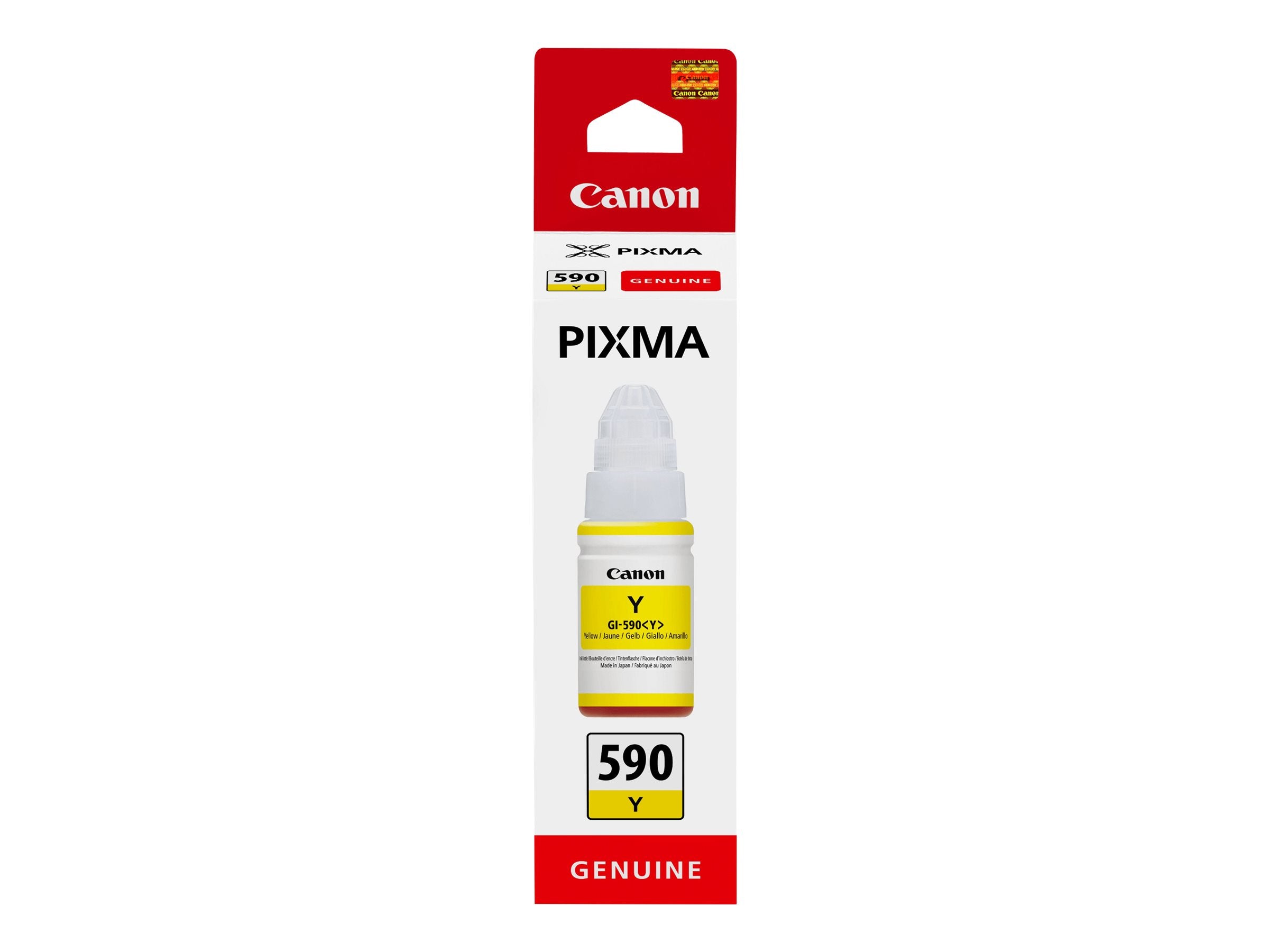 CANON GI-590Y Gelb Nachfülltinte Vorderansicht