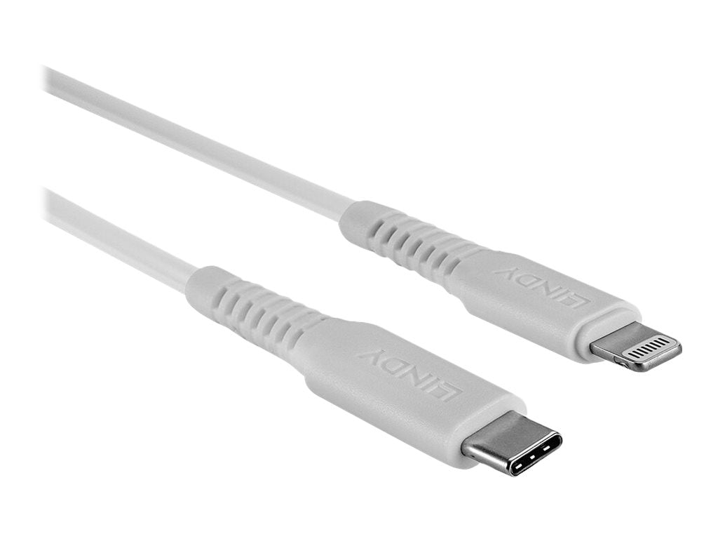 LINDY 3m USB C an Lightning Kabel - Detailansicht