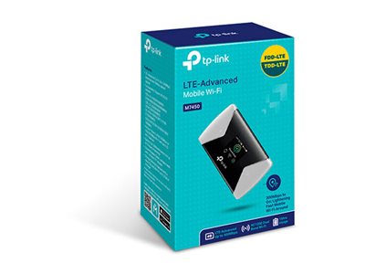 TP-LINK M7450 mobiler LTE WLAN-Router in der Verpackung