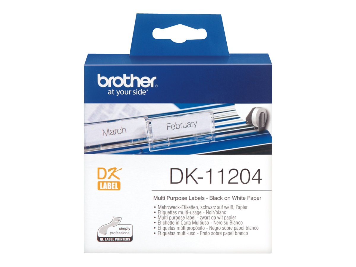 BROTHER P-Touch DK-11204 Etikettenrolle Detailansicht