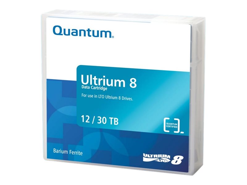 QUANTUM data cartridge LTO8 WORM pre-labeled Must order in multiples of 20