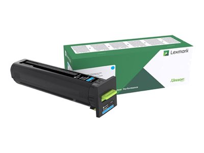 LEXMARK PB Toner cyan 17K CX82x,CX860 - Vorderansicht