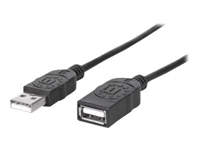 MANHATTAN USB Verlängerungskabel 1m Steckeransicht