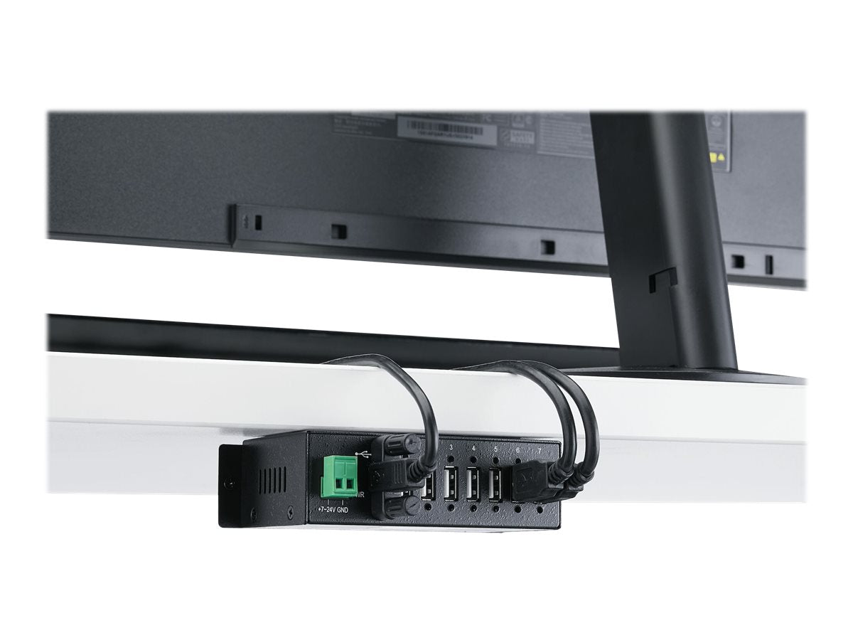 STARTECH.COM 7Port Industrial USB 2.0 Hub Rückansicht