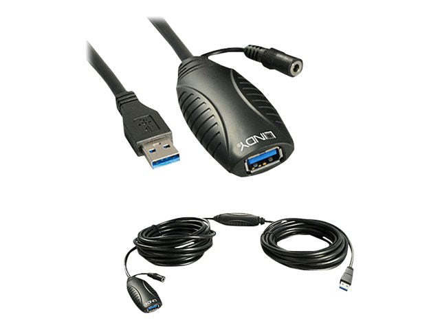 LINDY USB 3.0 Active Extension 10m Anschlussansicht