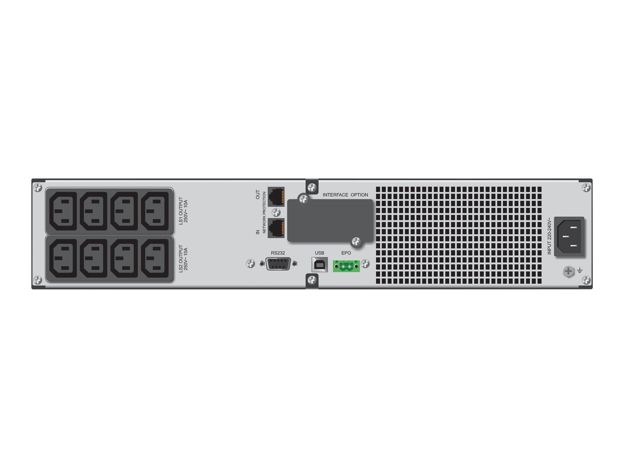 POWERWALKER VI 1000RT LCD UPS Seitenansicht
