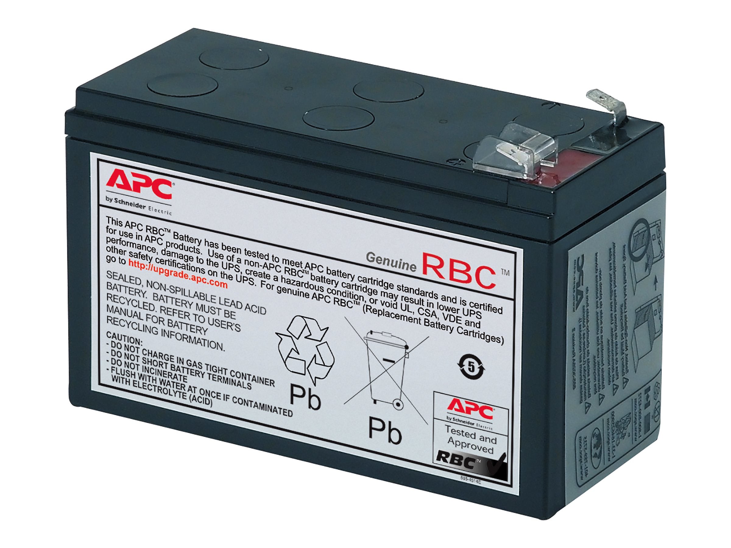 APC RBC17 Replacement Battery Cartridge 17 UPS battery Vorderansicht
