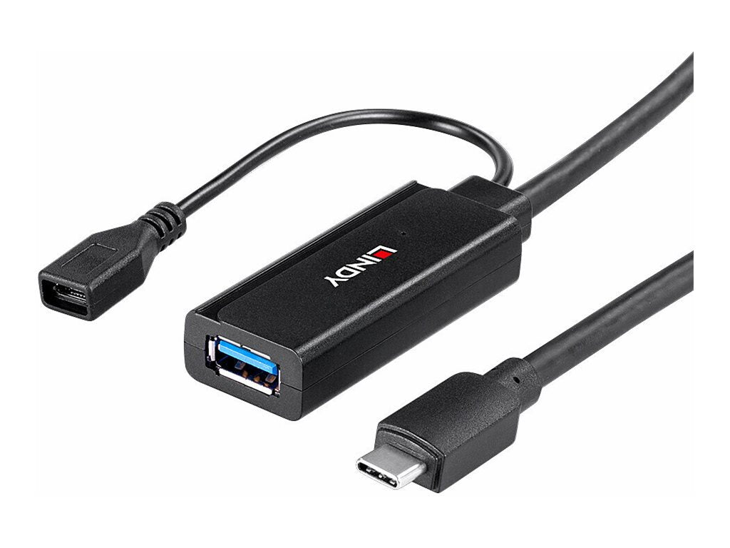 LINDY 5m USB 3.2 Gen 1 C/A Aktivverlängerung - Detailansicht