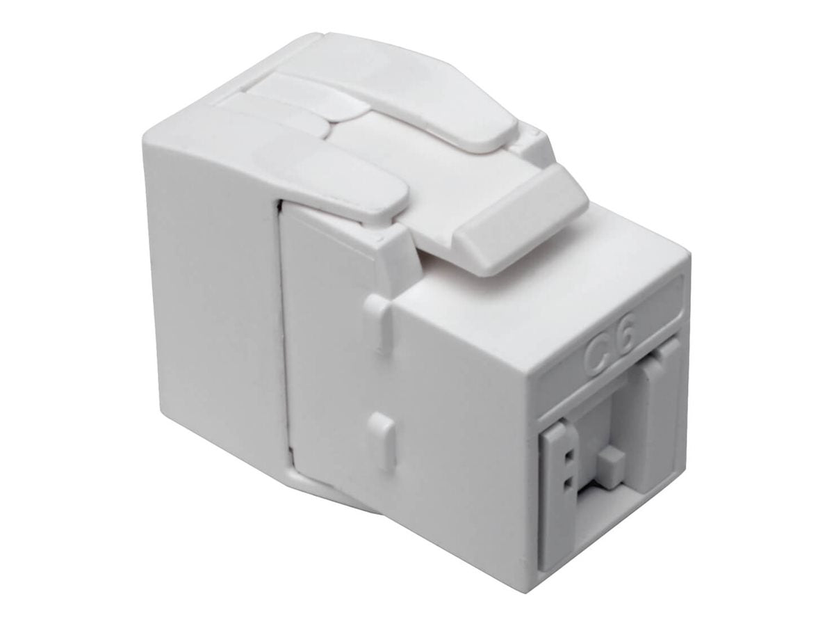 EATON TRIPPLITE Cat6/Cat5e Toolless Keystone Jack Vorderansicht