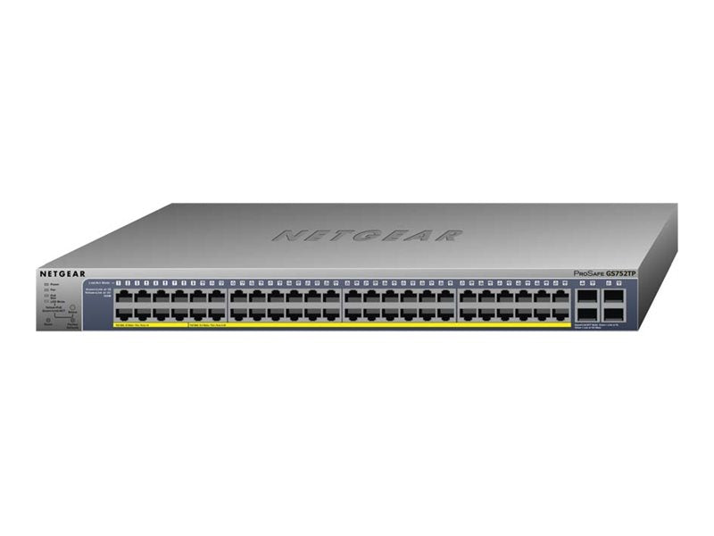 NETGEAR 52port GE POE+ Smart Managed Pro Switch - Vorderansicht