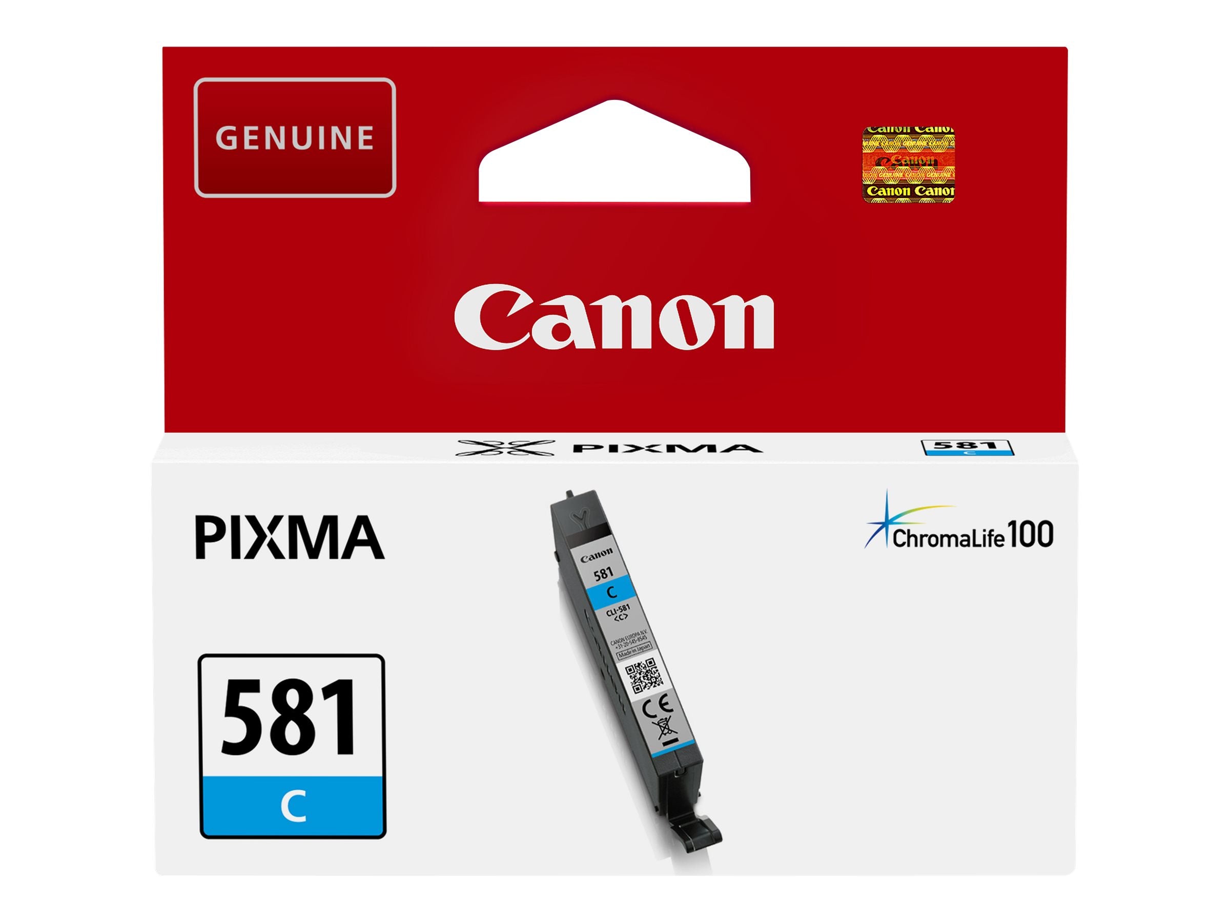 CANON 1LB INK CLI-581 C Tintenbehälter Vorderansicht