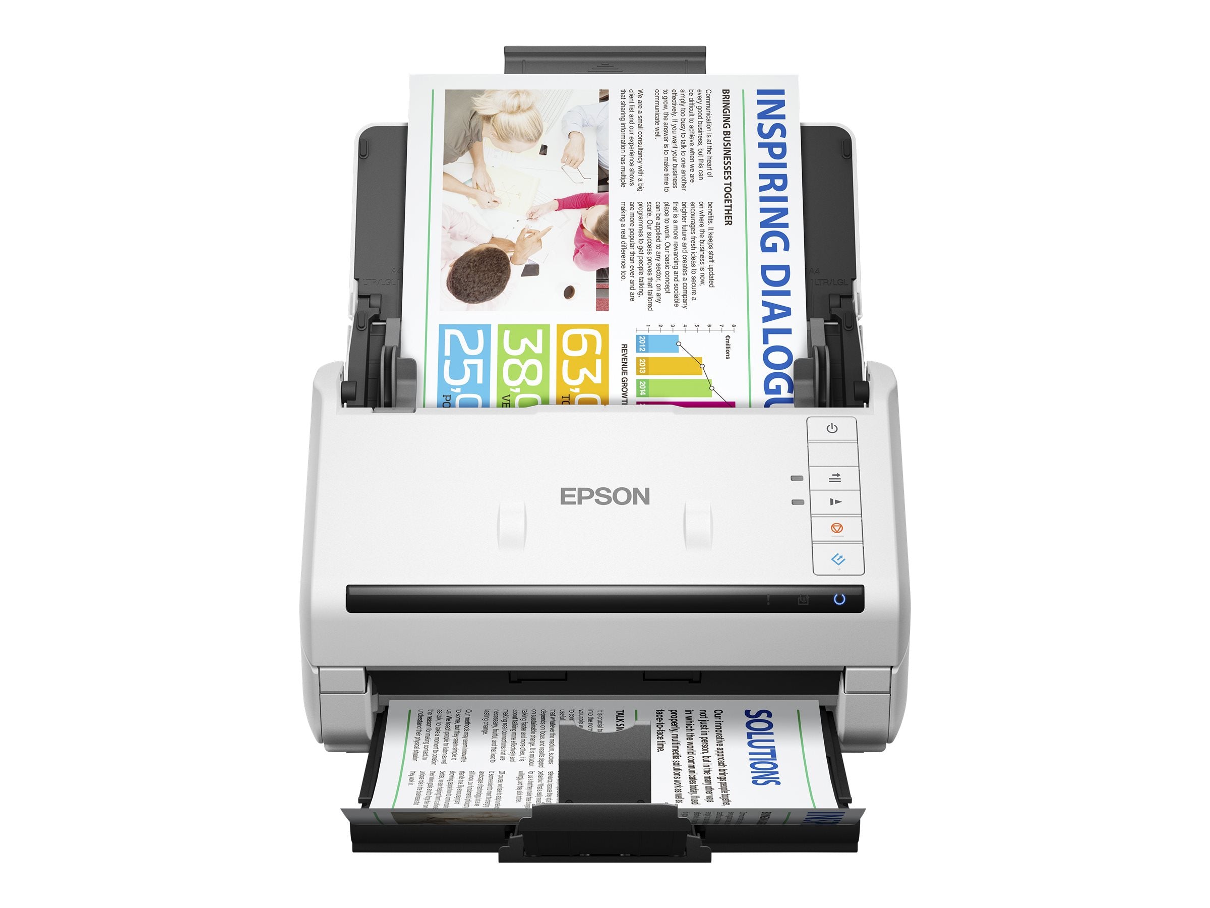 EPSON WorkForce DS-770II Scanner Seitenansicht