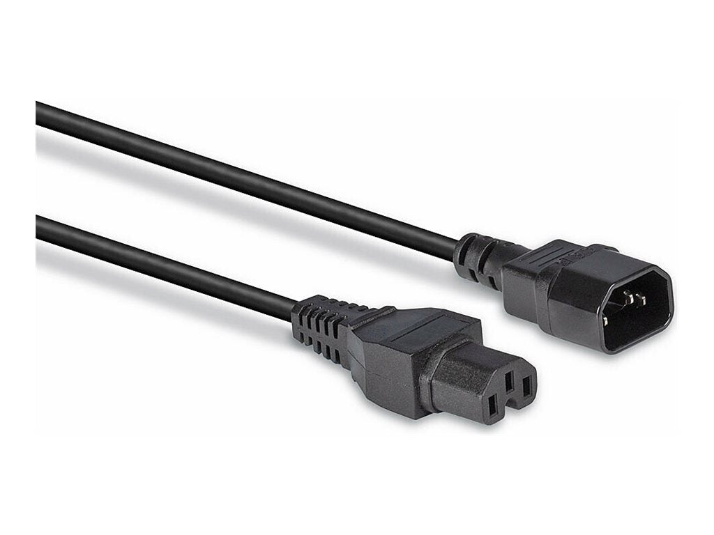 LINDY 2m IEC C14 to IEC C15 Extension Cable - Detailansicht