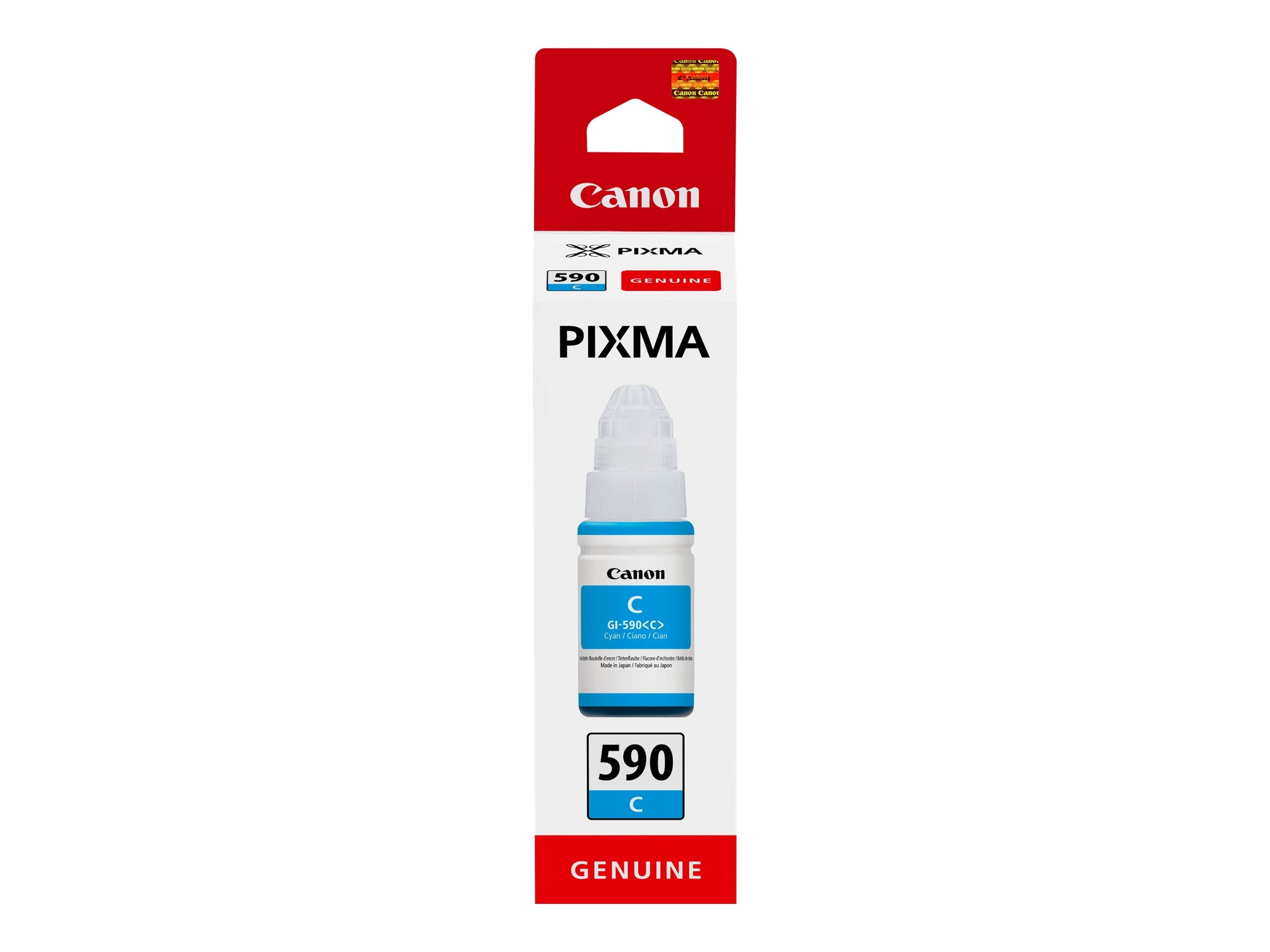 CANON GI-590C Cyan Nachfülltinte Vorderansicht