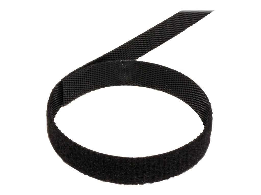 VALUE Klettband auf Rolle 10mm schwarz 25m - Verpackung