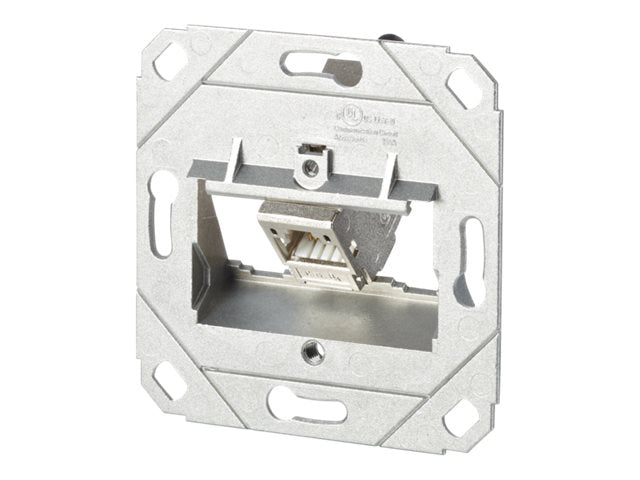 METZ CONNECT C6Amodul 1 Port 180 M UP0-Dose reinweiss RAL9010 - Vorderansicht