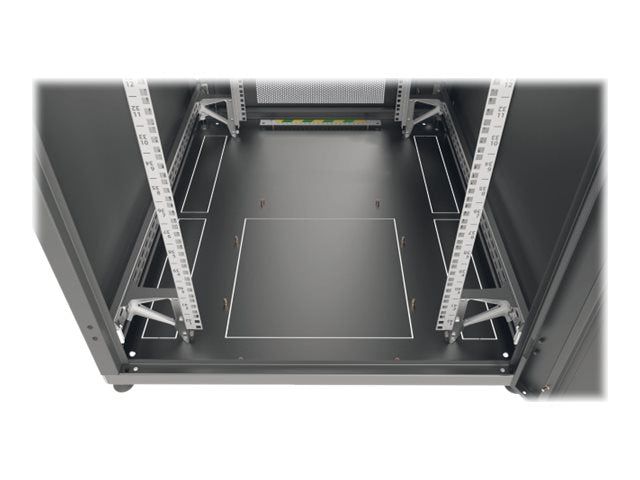 EFB 48,3cm 19Zoll Serverschrank PRO SERIE Innenansicht