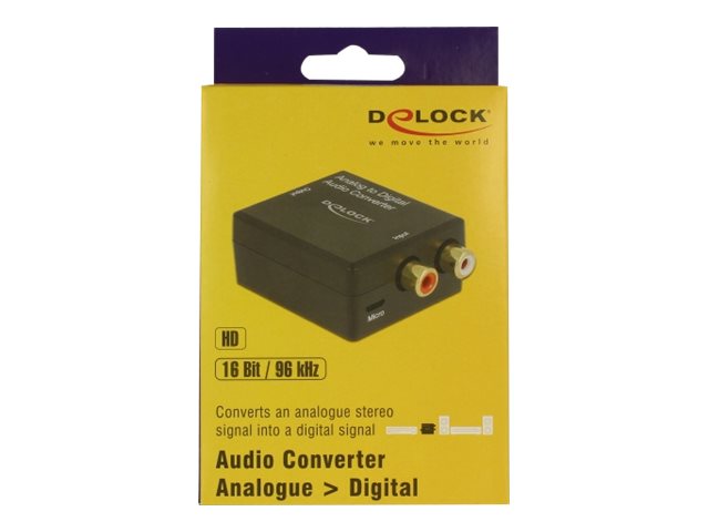 DELOCK Audio Konverter Analogue > Digital HD Verpackung