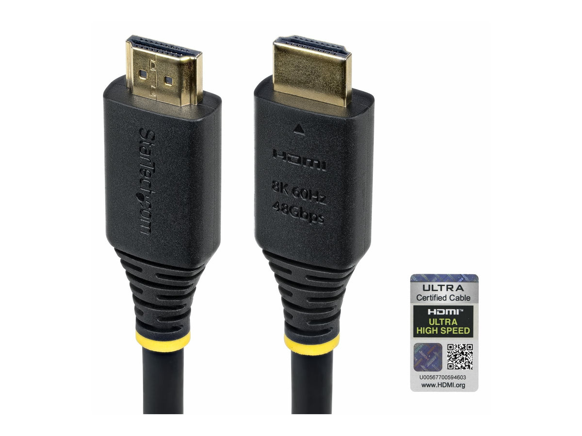 STARTECH.COM 5m Zertifiziertes Ultra High Speed HDMI Kabel 8K 60Hz und 4K 120Hz UHD HDMI 2.1 Kabel mit HDR10+ und eARC 48Gbps