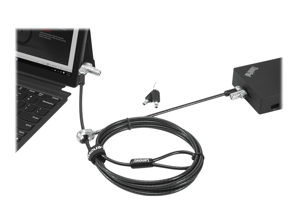 LENOVO Kensington NanoSaver Twin Head MasterKey Cable Lock - Vorderansicht