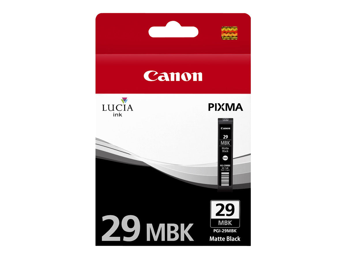 CANON PGI-29 MBK Tinte matt schwarz Vorderansicht