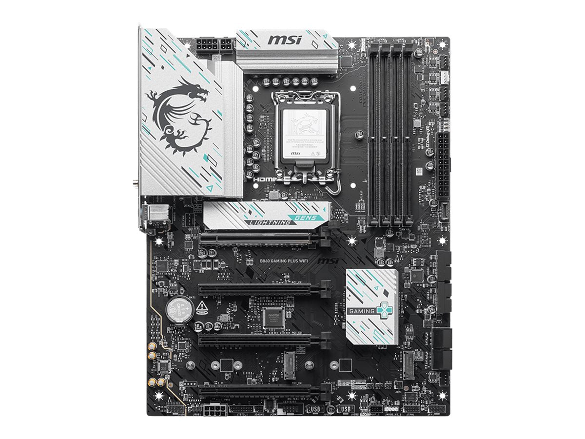 MSI B860 GAMING PLUS WIFI Motherboard Vorderansicht