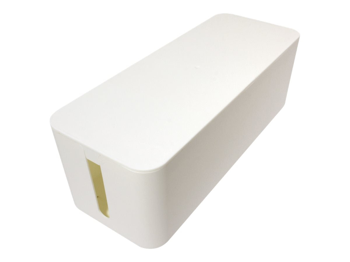 VALUE Kabel-Box gross weiss seitliche Ansicht
