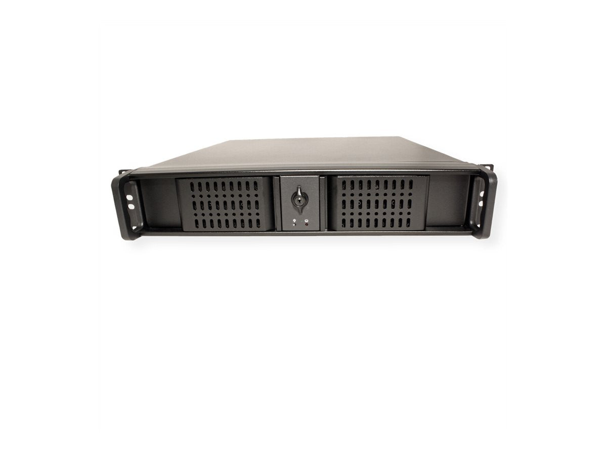 VALUE 48,26cm 19Zoll Servergehäuse 2HE kurz schwarz - Innenansicht