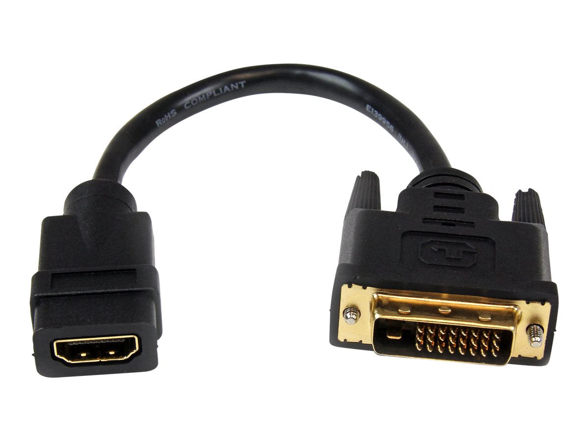STARTECH.COM HDMI auf DVI Adapter 20cm - Anschlussansicht