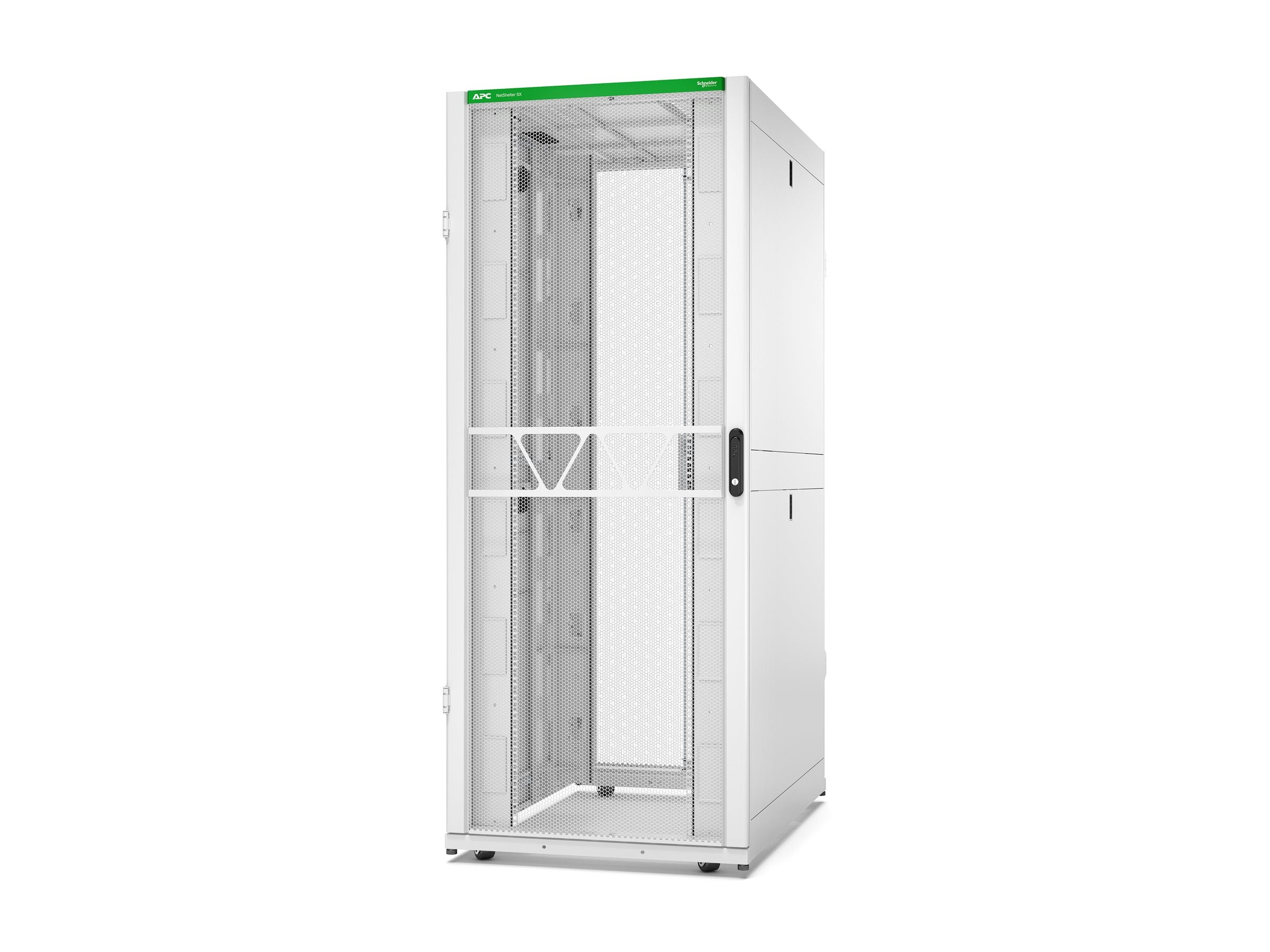 APC NetShelter SX Gen 2 Rack cabinet 1991H x 800W x 1200D mm with sides floor-standing white 42U 19 TAA Compliant