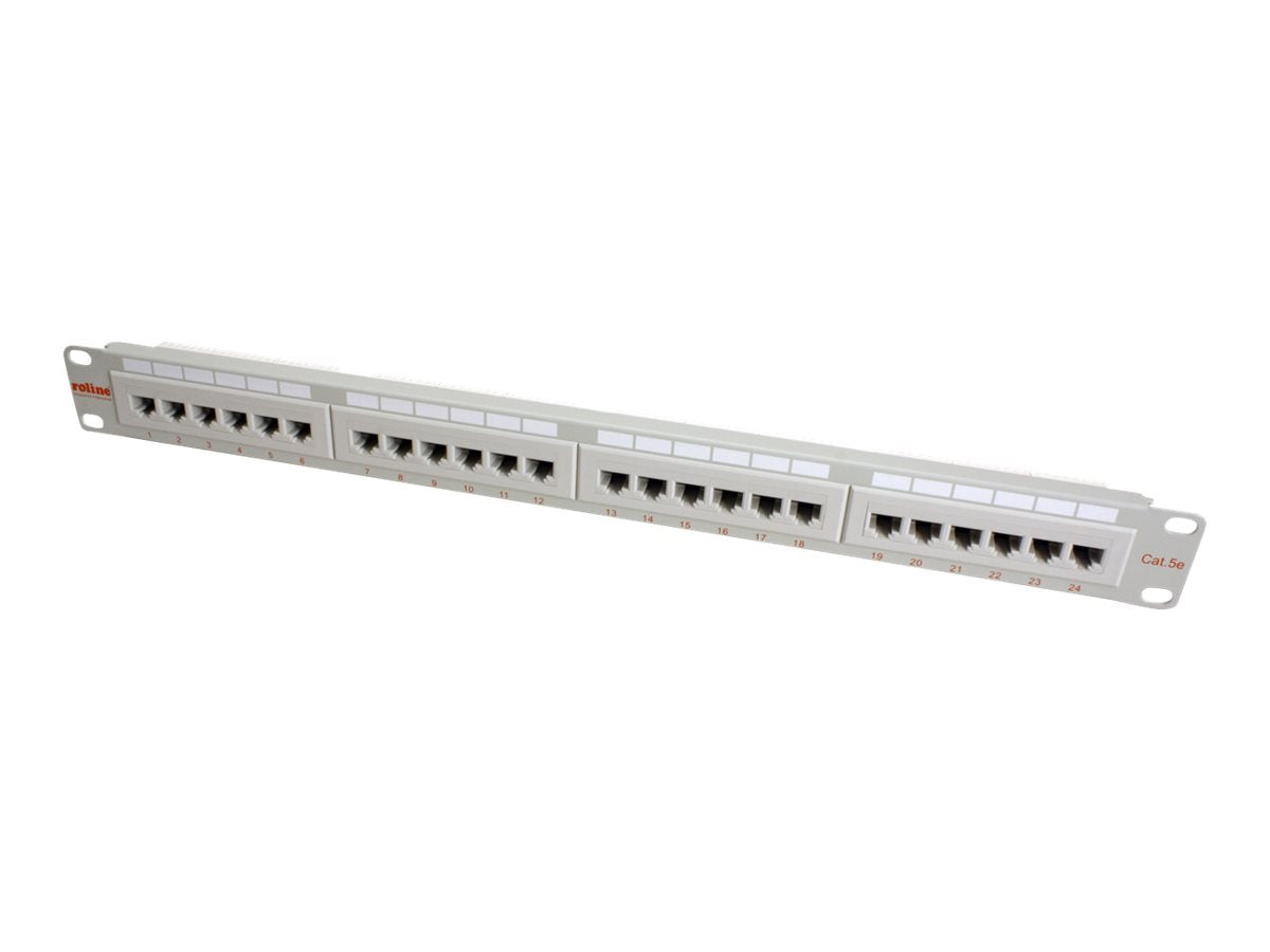 ROLINE Kat.5e Patchpanel Vorderansicht