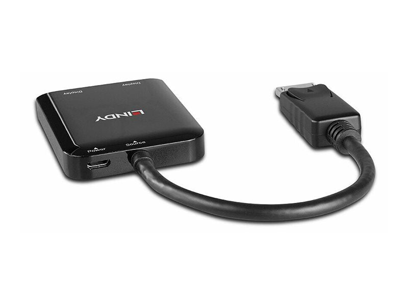 LINDY 2 Port DisplayPort 1.2mST Hub Detailansicht