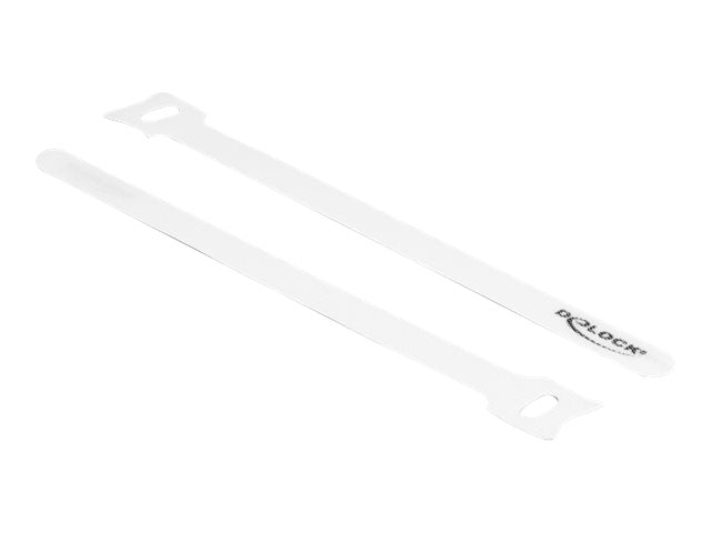 DELOCK Klett-Kabelbinder L 200 x B 12mm weiss - Anwendung