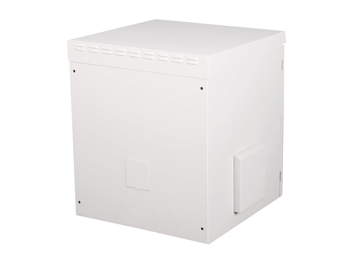 ROLINE Wandgehäuse Pro 48,26cm 19Zoll 12 HE 600x600 BxT IP55 outdoor grau - Innenansicht