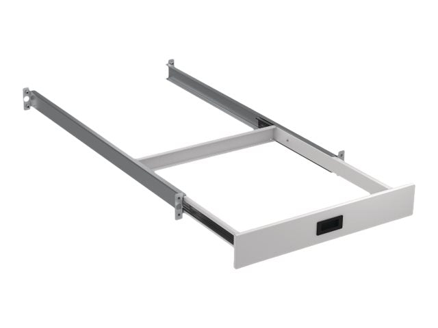EFB Kippschutz fuer Sockel der Schrankserie PRO Ausziehbarer Stuetzrahmen Fuehrungsschienen fuer Sockelhoehen 100 und 200mm RAL9005