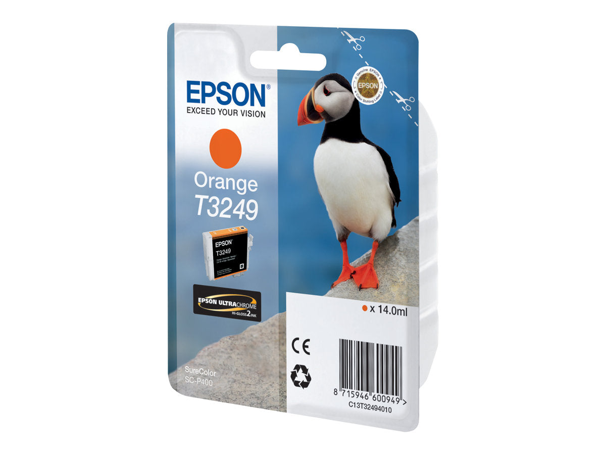 EPSON 5LB T3249 Orange Tintenpatrone Detailansicht