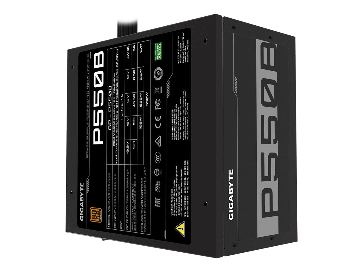 GIGABYTE GP-P550B 550W Netzteil Verpackung