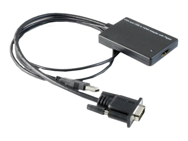 TECHLY SVGA und Audio zu HDMI Konverter - Vorderansicht