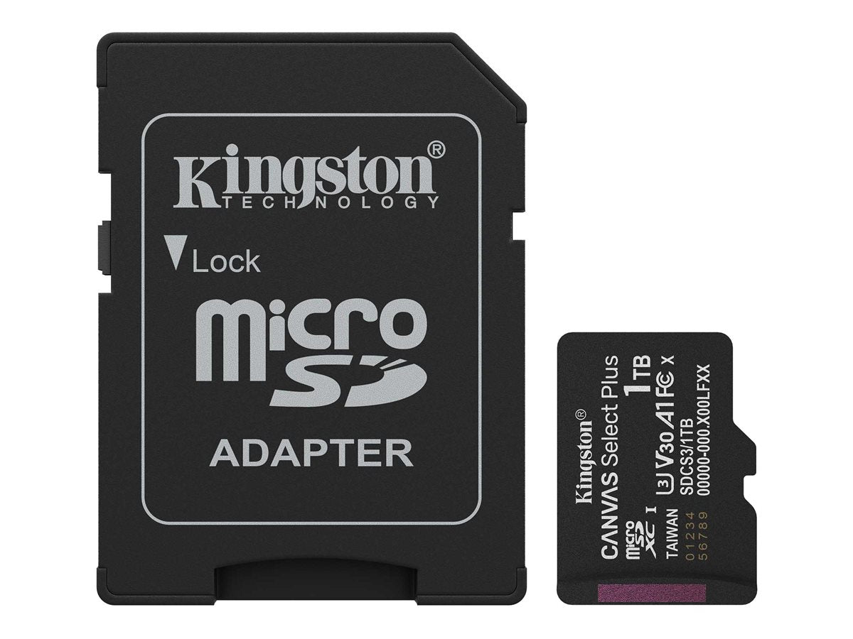 KINGSTON 1TB microSDXC Canvas Select Plus Vorderansicht
